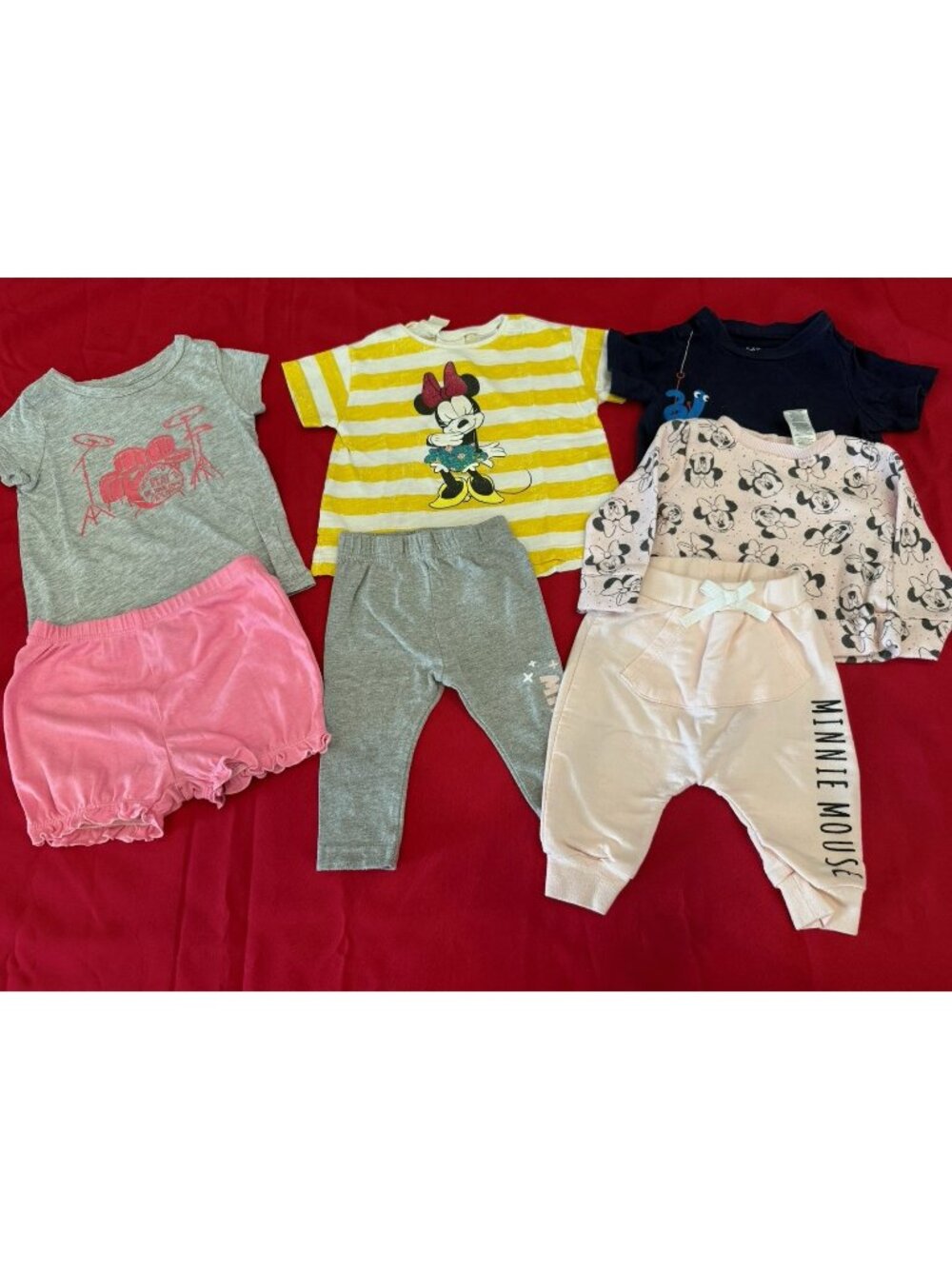 Baby Girl's Bundle 7 Pieces Multicolor Size 0-18 Months